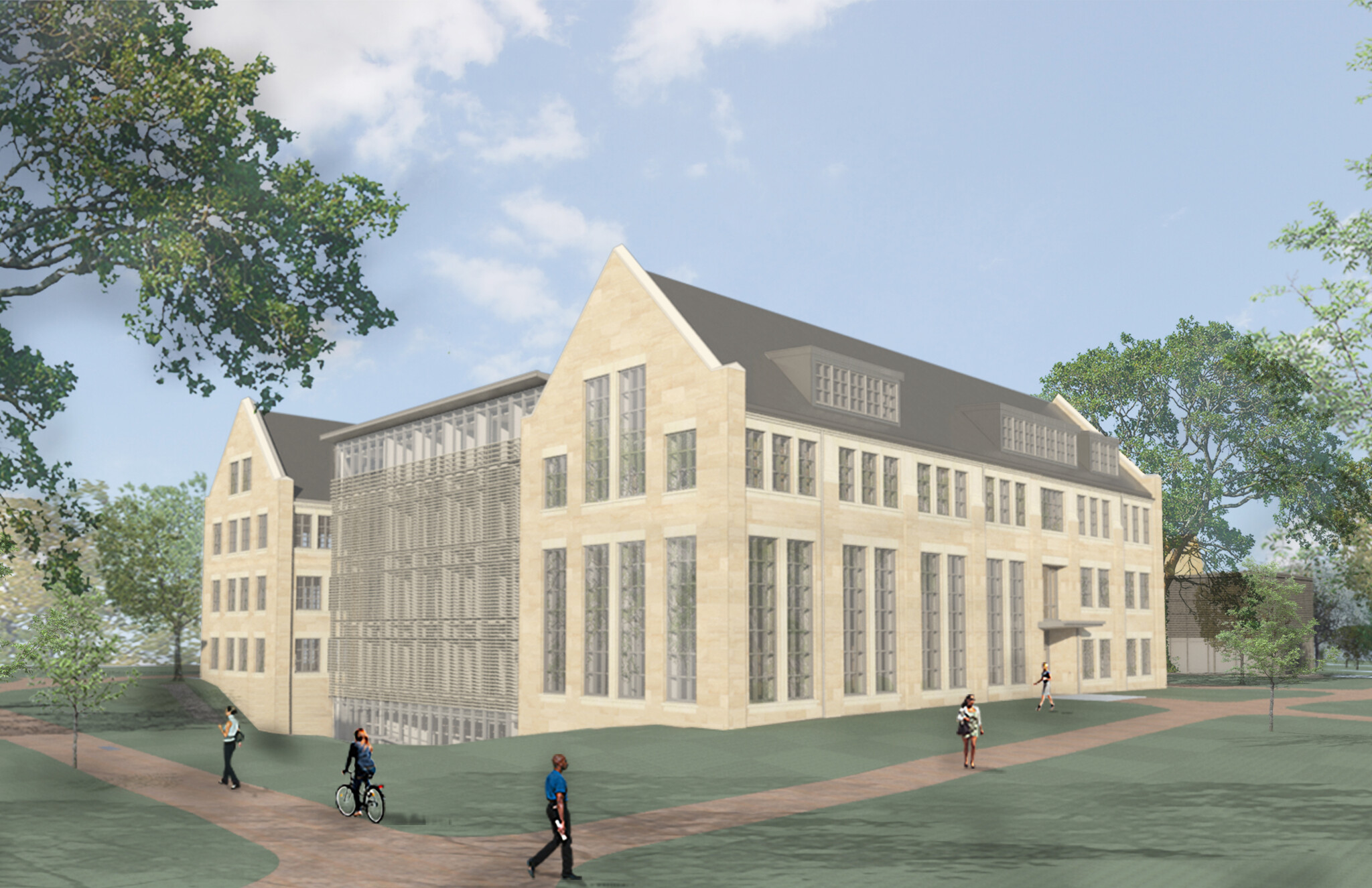 Kenyon College Chalmers Library and Parking Garage - HEAPY