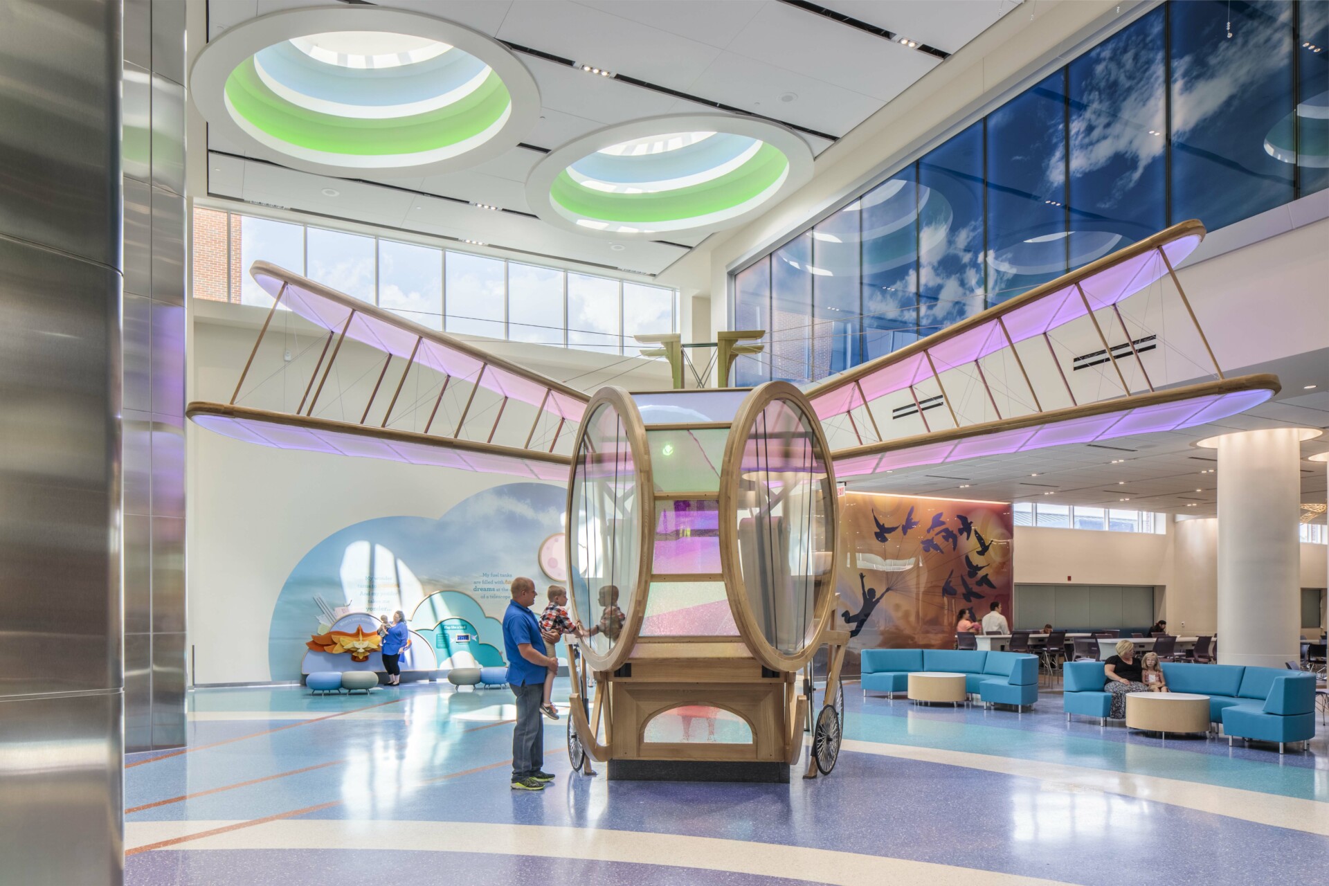 HEAPY Dayton Children's Hospital Lighting