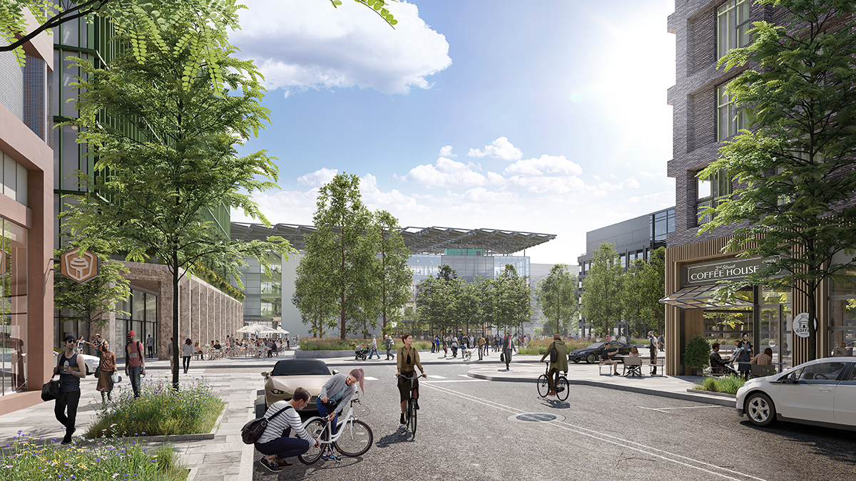 Carmenton Cenet and Innovation District Rendering