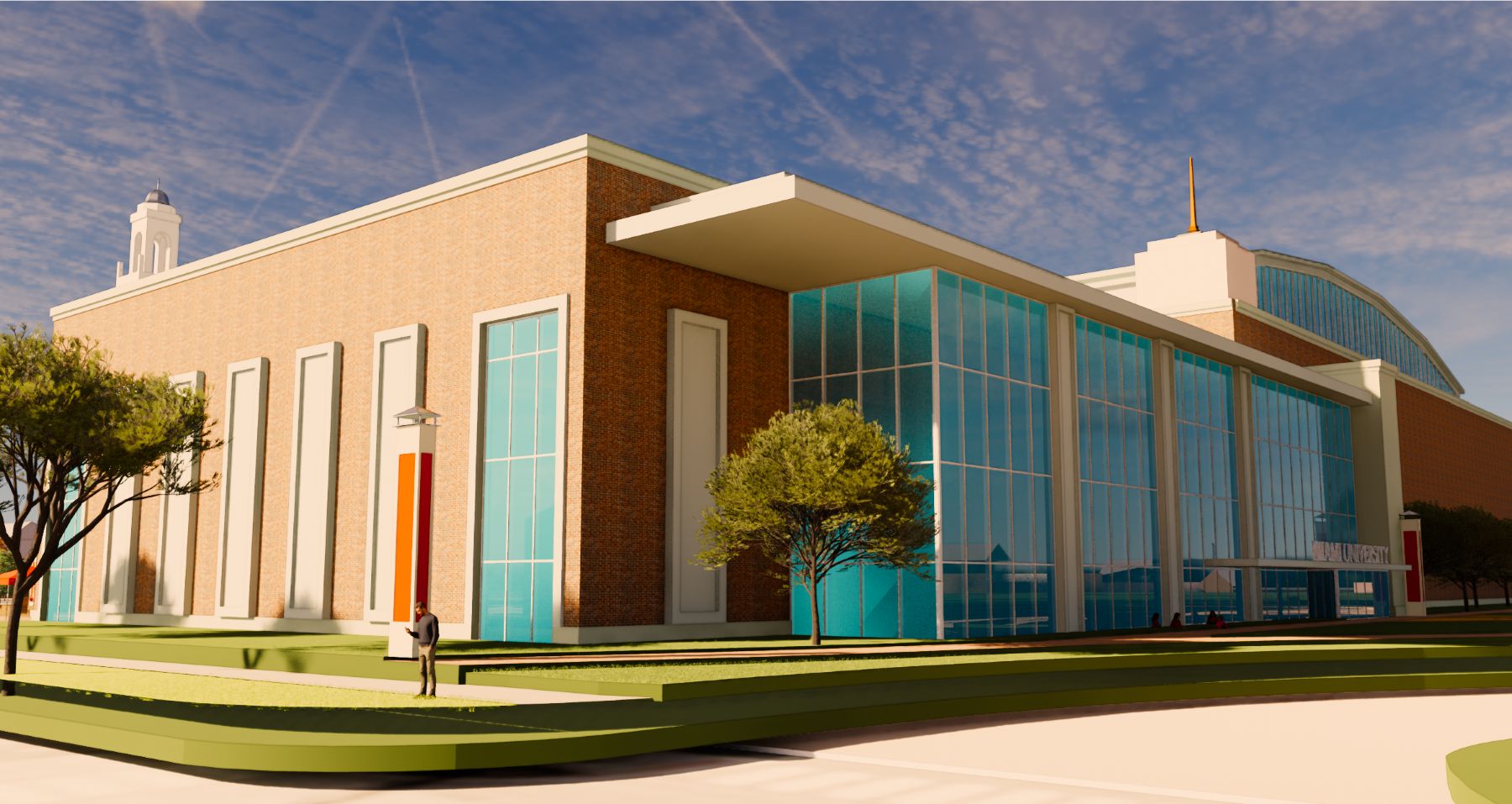 Arena Low Side View Rendering